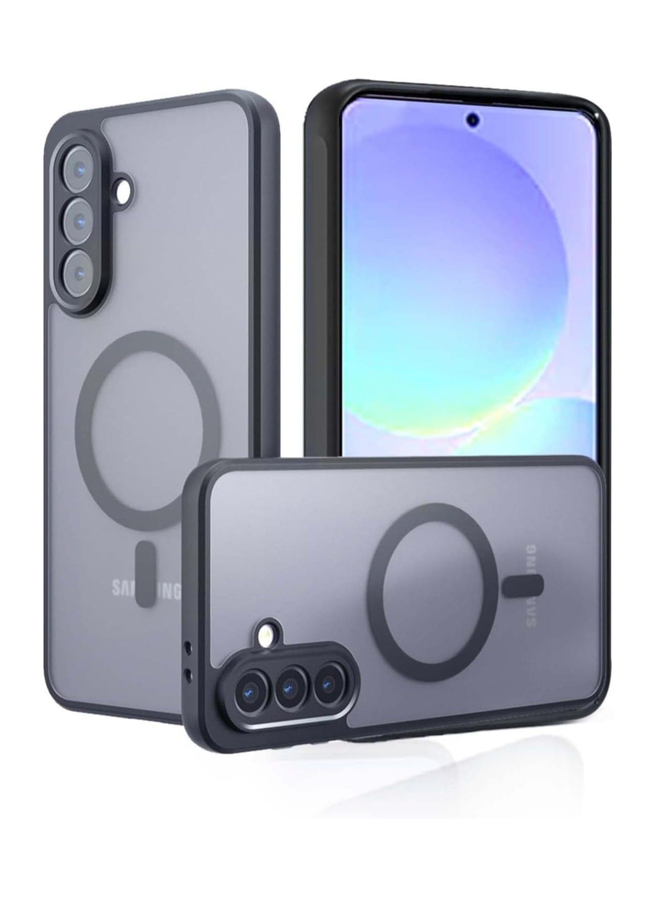 Case Compatible with Galaxy A36 5G, Compatible with Mag-Safe, Shockproof Military-Grade Protection, Yellowing Resistant, Magnetic Classic Hybrid Case