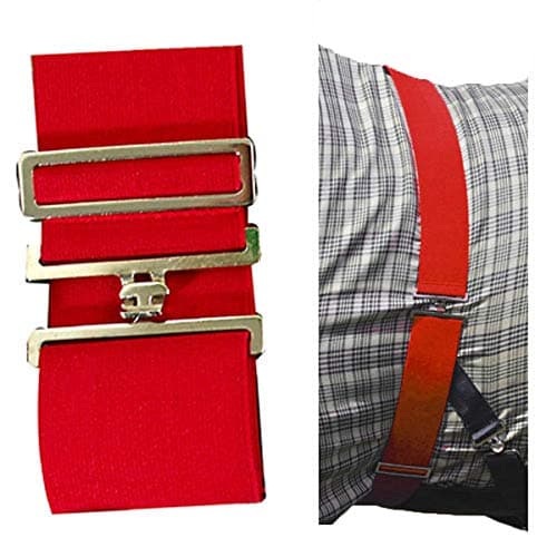 Intrepid International Elastic Blanket Surcingle, Red