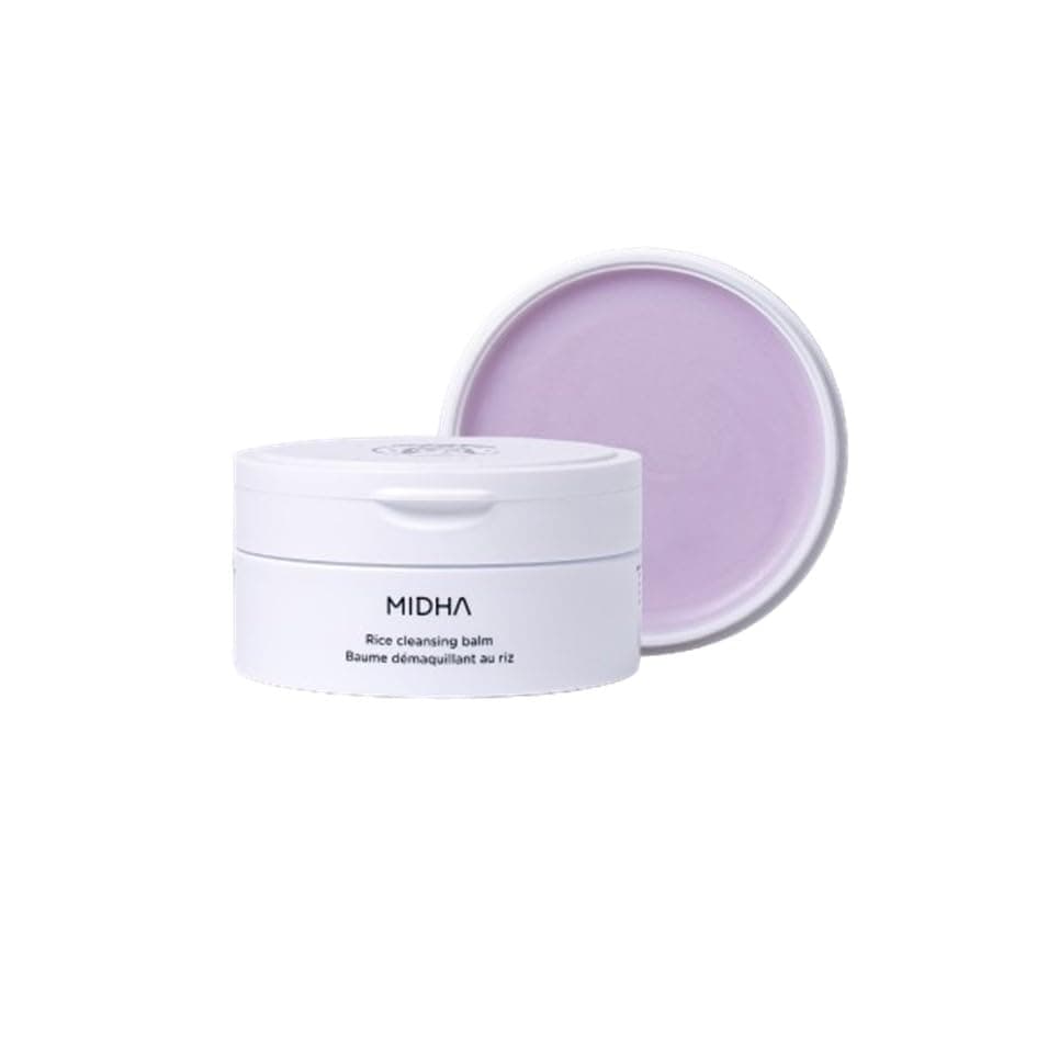 MIDHA Rice Cleansing Balm Mild and soft cleansing for makeup remove and daily facial wash non irritating soft melting formulaVegan