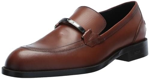 Tayil Smooth Leather Bit Loafer, Acorn Brown, 7