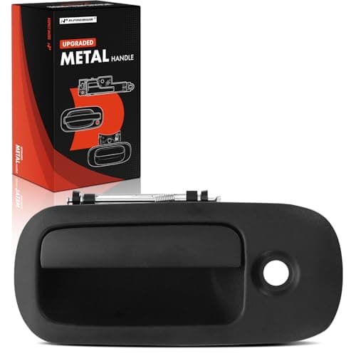 APremium Front Left Driver Side Upgraded Metal Exterior Door Handle with Keyhole Compatible with Chevy Express 1500 20102014 Express 2500 3500 20102023 GMC Savana 1500 2500 3500 Textured Black