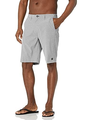 Billabong Men's Classic Submersible Hybrid Short, Made with Quick-Drying Material for Wear in Both Land & Water Grey