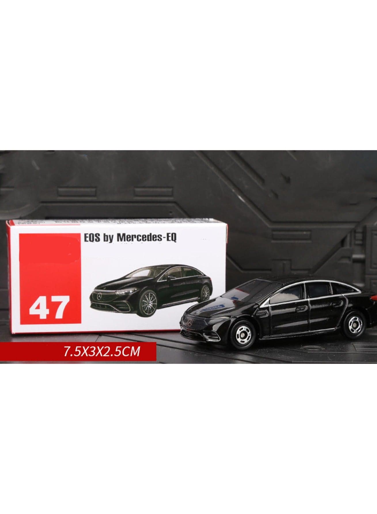 Mercedes Benz EQS Diecast Model Car Scale 168 Simulation Vehicle Replica Toy