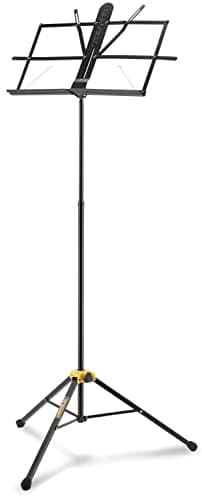 Hercules BS100B Two Section Music Stand Black