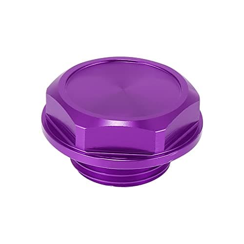 X AUTOHAUX Purple Aluminum Alloy Gas Engine Oil Filler Cap Plug Cover for Toyota RAV4 Corolla 4Runner Sienna Tundra Tacoma Camry Venza C-HR