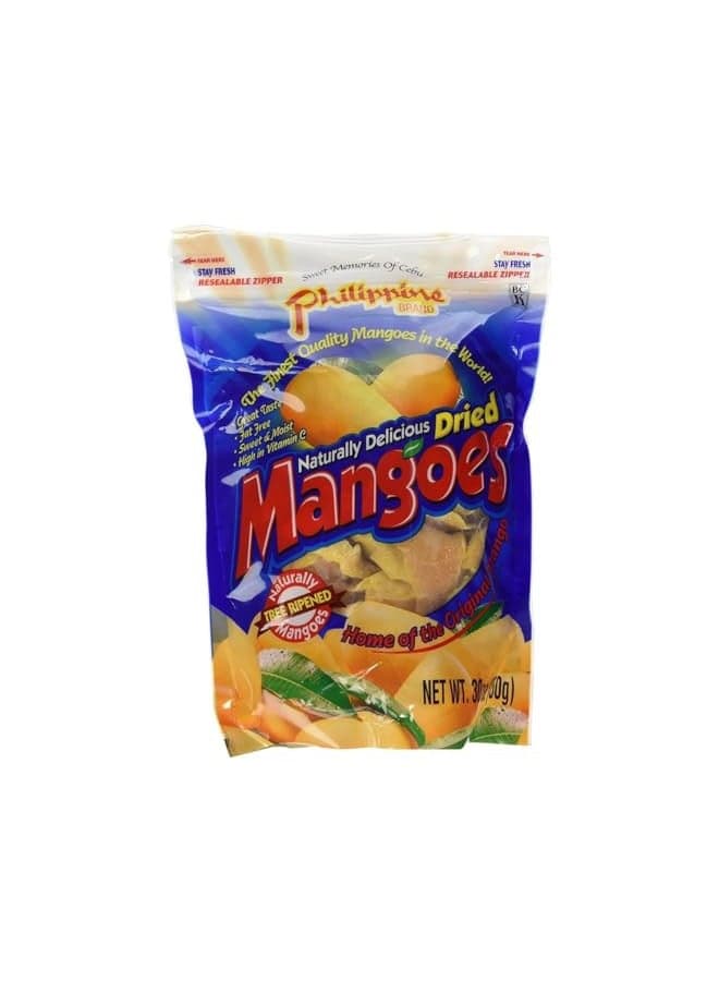Phillippine Brand Naturally Delicious Dried Mangoes Tree Ripened Value Bag 30 Ounces
