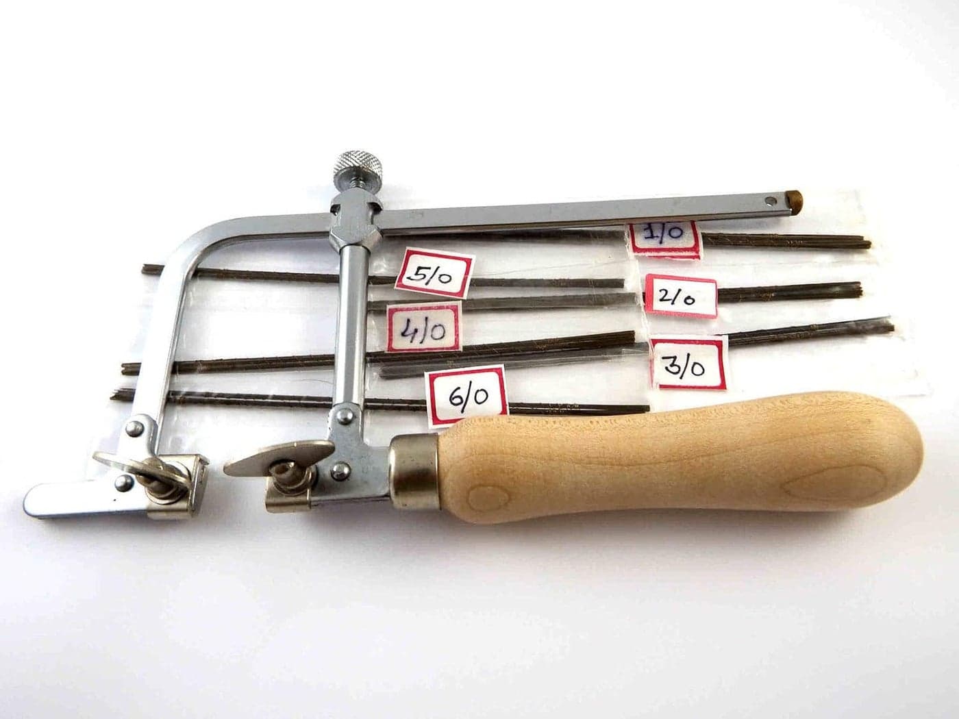 SWISSO JEWELLERS Saw Adjustable Type INC 144 Mixed 10 to 60 Saw Blades