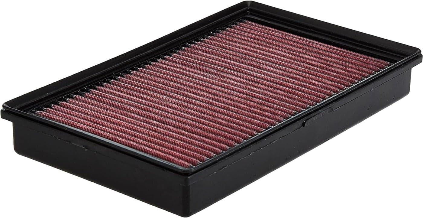 K&N High-Flow Original Lifetime Engine Air Filter: Increase Power: Premium, Washable: Compatible with 2013-2020 Cadillac/Chevrolet: XTS, Impal, 33-2483