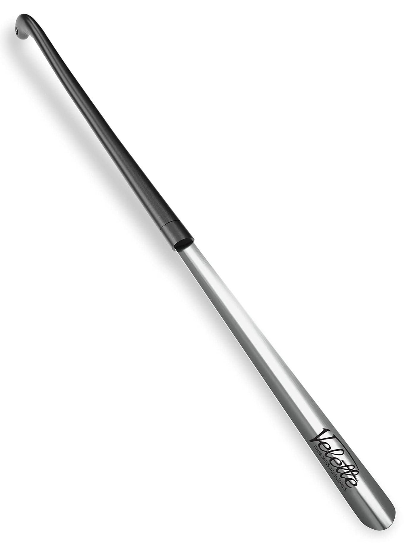 Velette Metal Shoe Horn - Long Handle Shoe Horns for Seniors, 30" Extra Long Shoe Horn for Boots, Cowboy boots, Dress Shoes and Sneakers