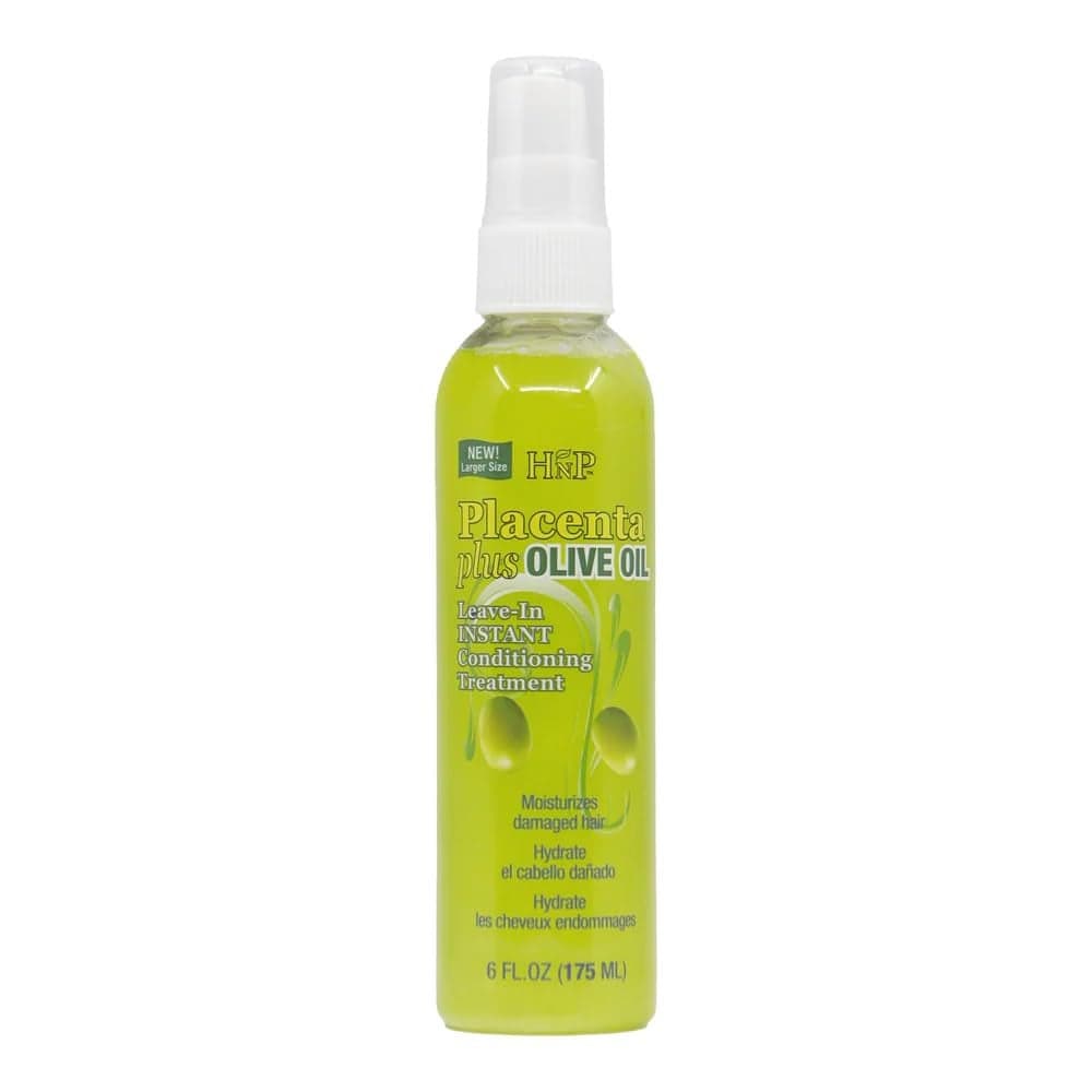HASK Placenta Plus Olive Oil Leave-in Instant Conditioning Treatment 6oz (Packaging may vary)