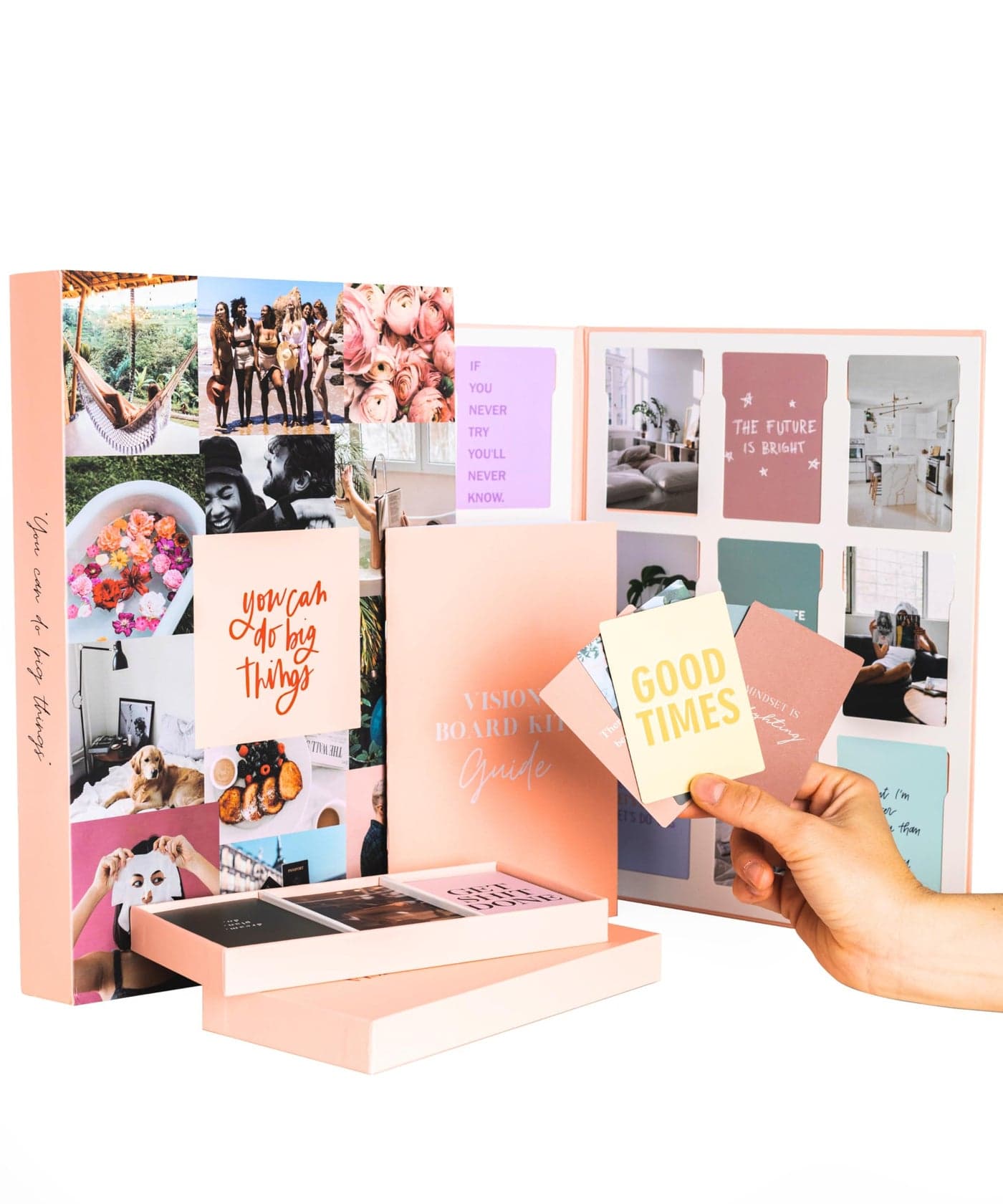 Lamare Vision Board Kit Premium Dream Board Supplies Complete Vision Board Supplies for Women Mood Board Supplies Collage Book for Manifestation