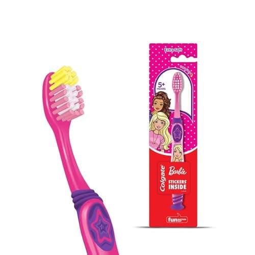Colgate Kids Barbie Toothbrush, 1 Piece Manual, Kid Multicolor