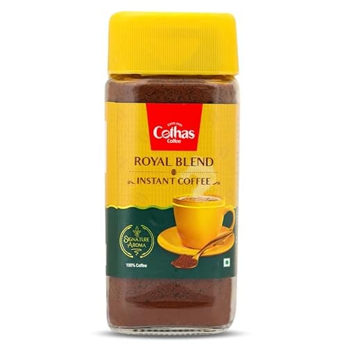 Cothas Royal Blend Instant Coffee | 100% Pure Coffee Soluble Powder | Rich Aroma & Strong Taste | Easy to Make | Premium InstantCoffee | 90g pack