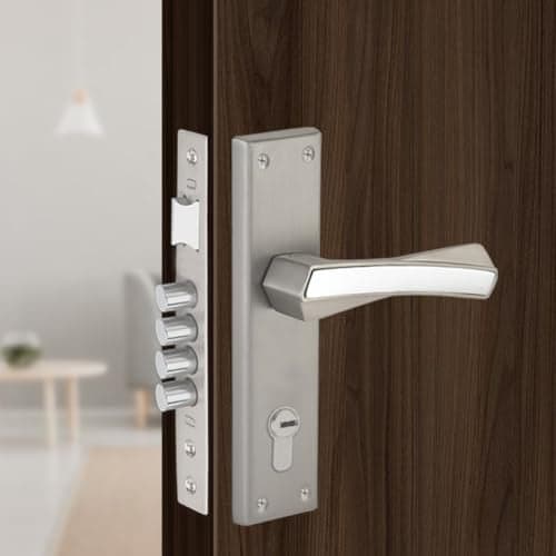 Link Arcadia Mortise Lock |for Main & Internal Door in Home/Office/Hotel | 10 Inches Heavy Duty Handle Set with One Side Key Access, 3 Keys |SS Finish|2 Years Warranty