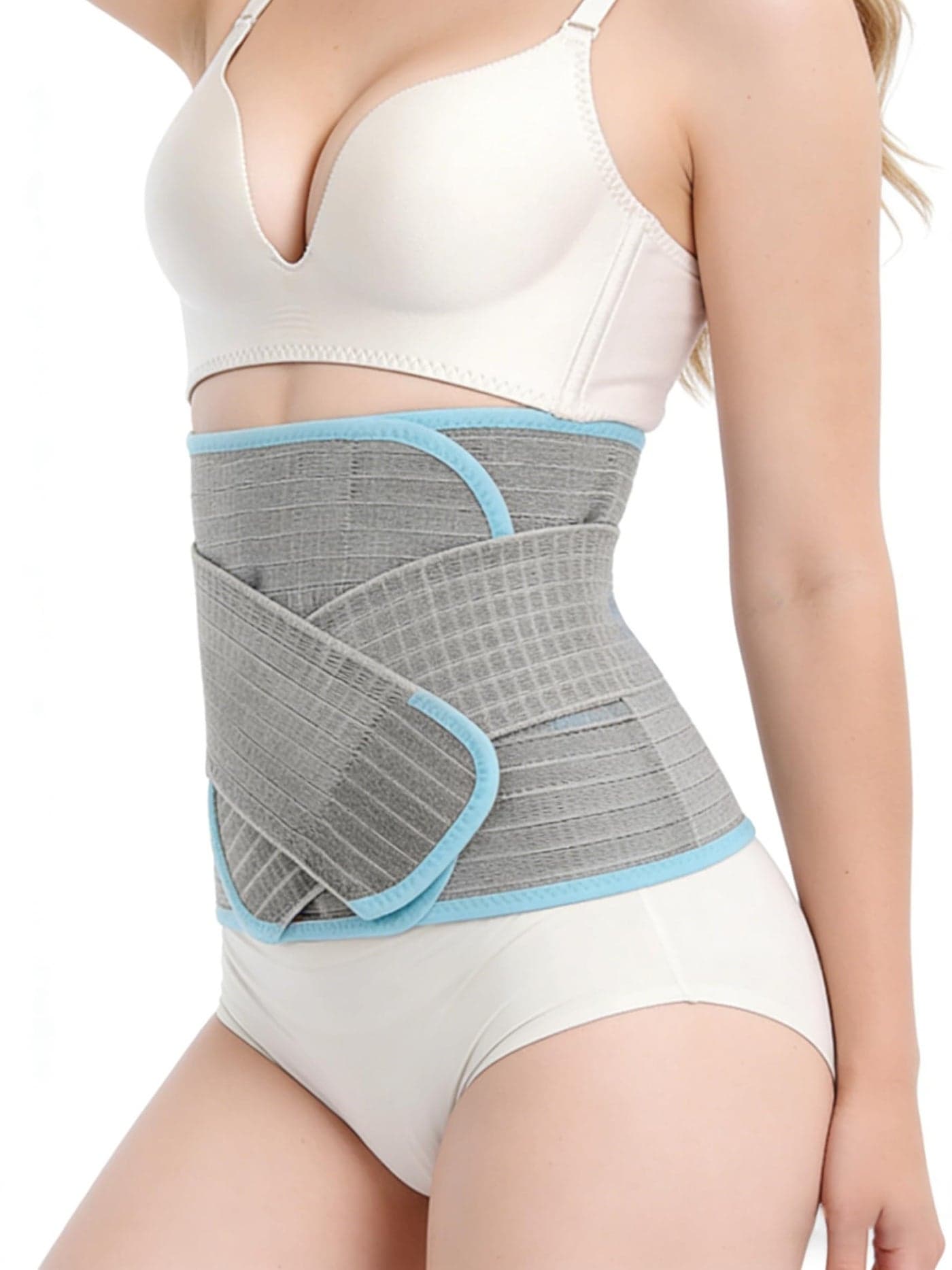 Dr.isla 4-in-1 Postpartum Belly Band,Abdominal Binder for C-Section &Post Surgery Recovery for tummy tuck&Hysterectomy,S Black