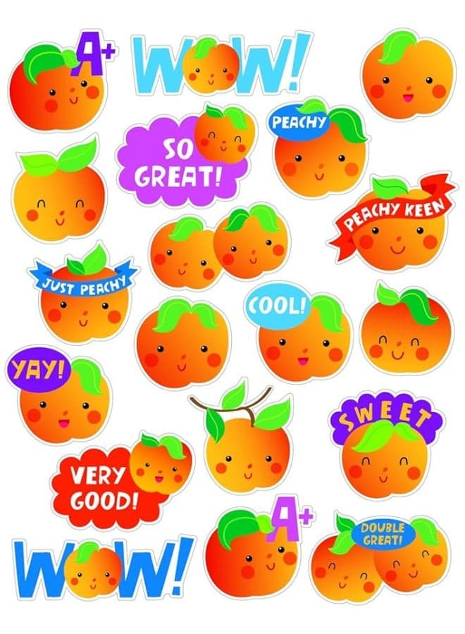 Eureka Peach Stickers - Scented