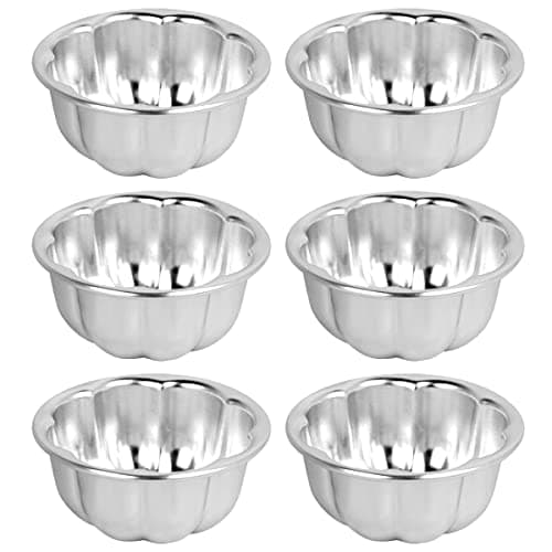 Cup Cake Molds Aluminum for Jello Nonstick Pudding Pan Cupcake Muffin Cups Cake Tartlets Baking Tool (3.5 x1.6inch)