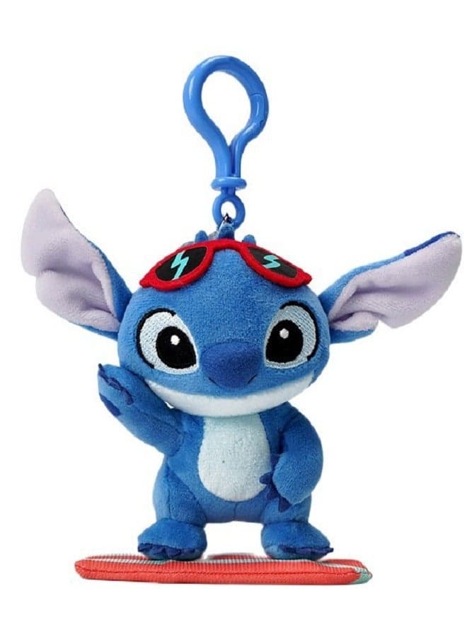 Stitch Plush Toy Keychain - Soft Doll Bag Charm & Adorable Key Ring, Unisex Birthday Gift for Boys and Girls,11cm