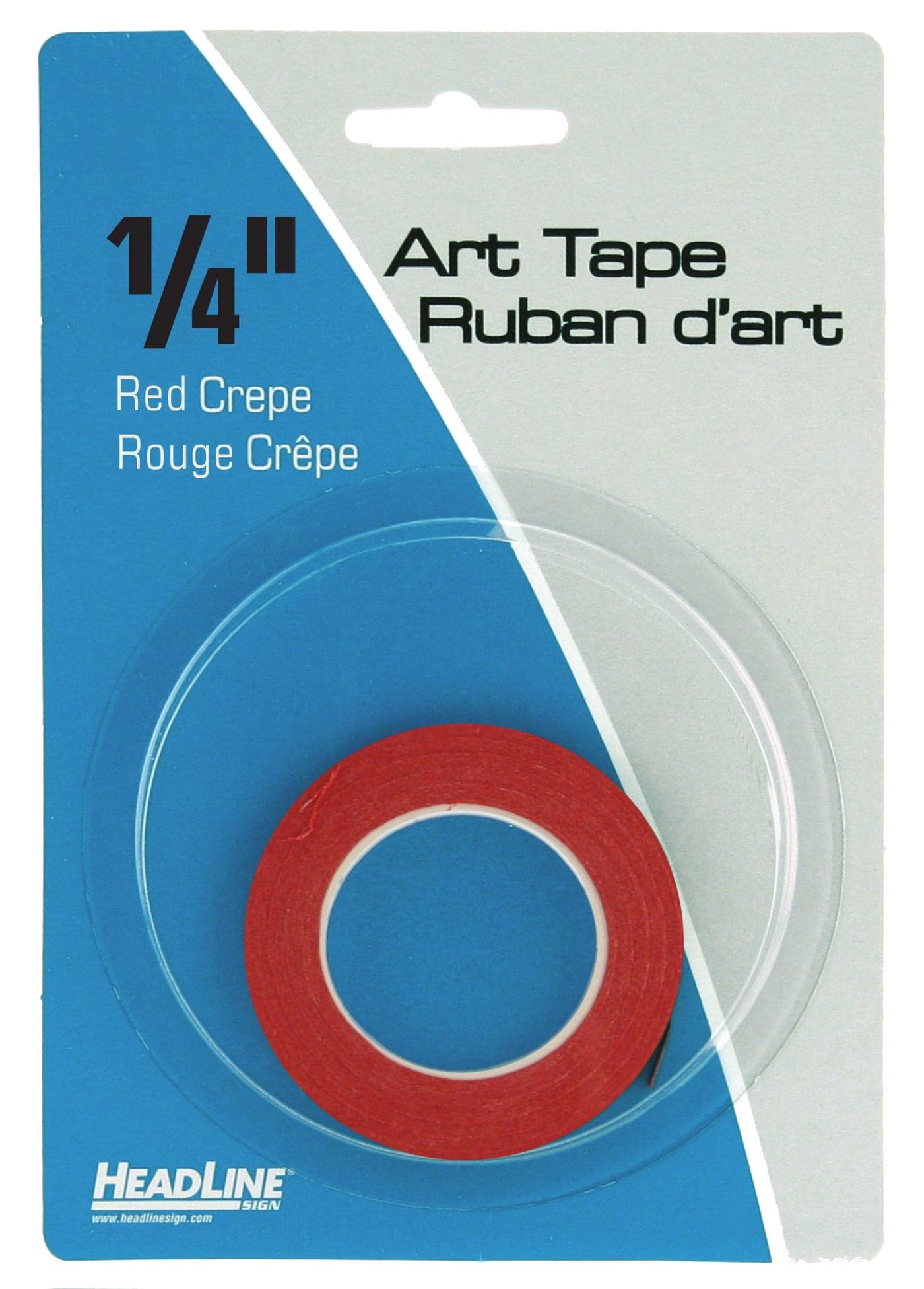 Headline Sign 73043 Graphic Art Tape, Red, 1/4-Inch Wide, 324 Inches Long