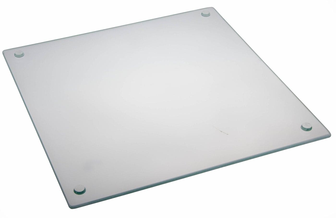 Clear Glass Cutting Board - Non-Slip, Shatter-Resistant, Durable, Stain-Resistant, and Dishwasher Safe - 12 x 15.75 inches