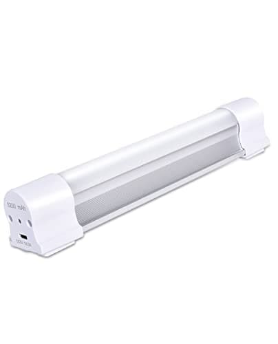 LETOUR Rechargeable Light LED Tube Magnetic Light 4000Lumens 5200mAh 5 Levels Dimming Camping Lantern USB Rechargeable Portable Lights with 2 Magnets Endurance for 60 Hours