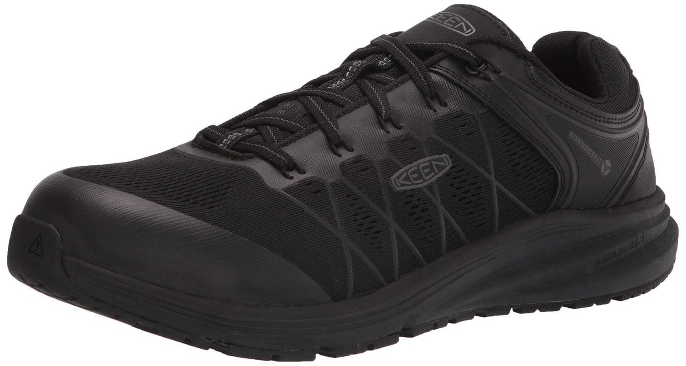KEEN Utility Mens Vista Energy Low Height Sneakers Composite Toe Industrial Work Shoes BlackRaven 10