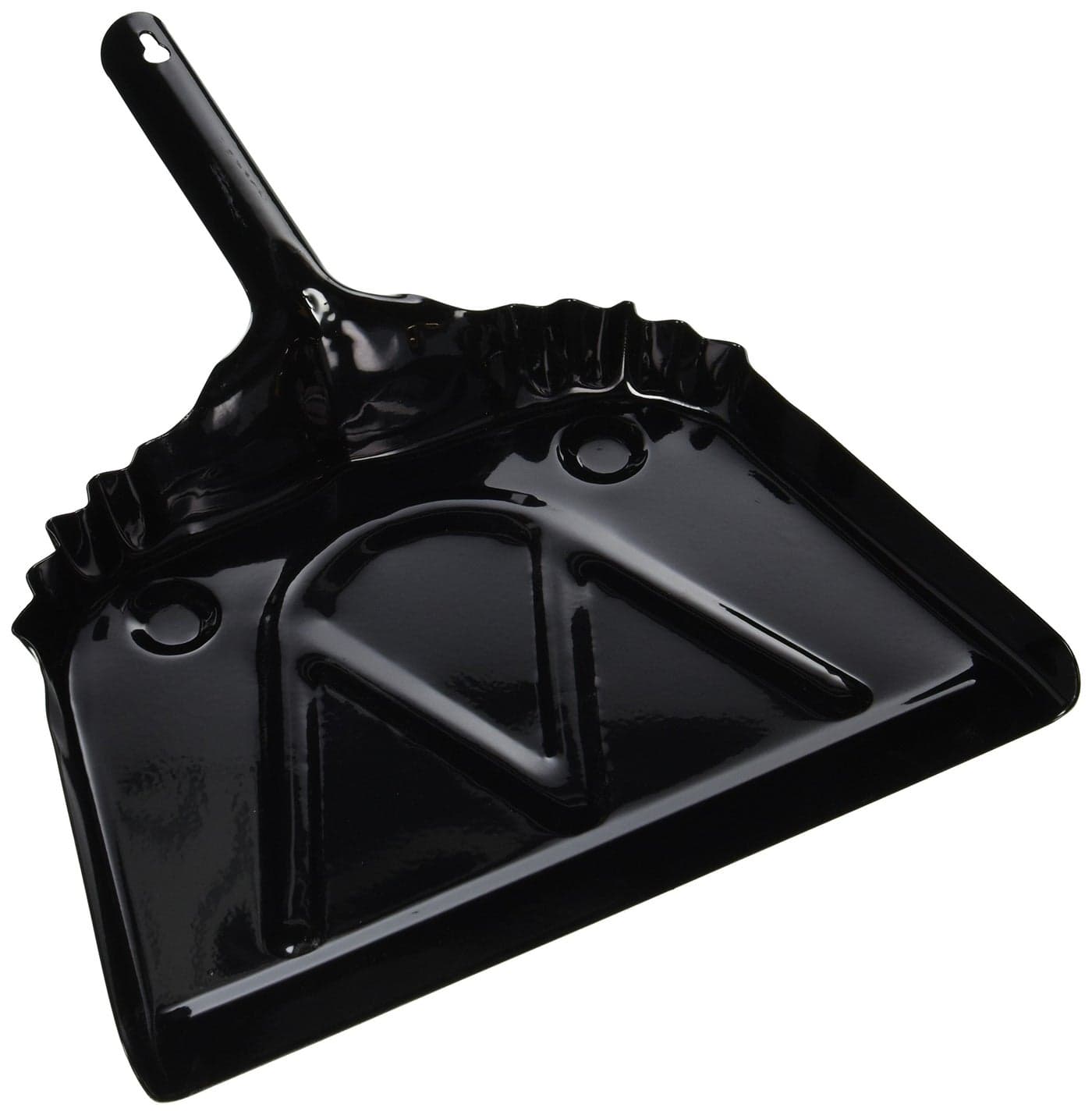 DQB Industries 72539 24-Gauge Metal Dust Pan, 12-Inch , Black