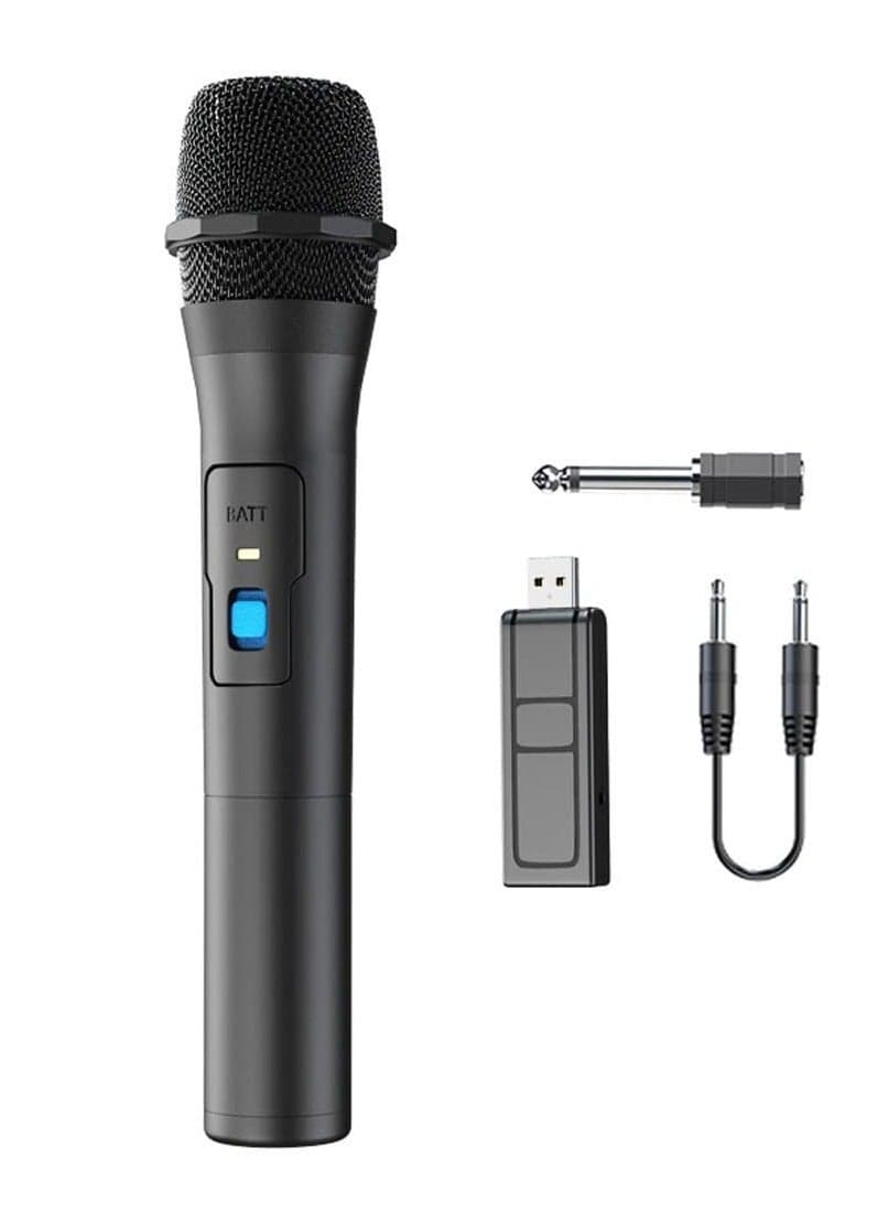 Wireless Microphone, Handheld, Karaoke Portable USB Reciver, Suitable for Singing, DJ Party, Speech, Wedding, Church