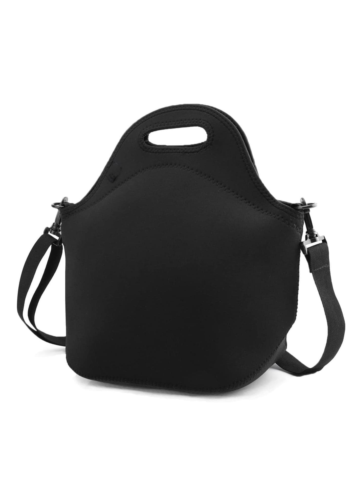 Lunch Bag, Thick Insulated Neoprene Lunch Bag with Zipper, Insulated Lunch Tote Bag for Office School Picnic, Durable & Waterproof Lunch Box with Adjustable Cross-Body Strap for Kids Teens Adults