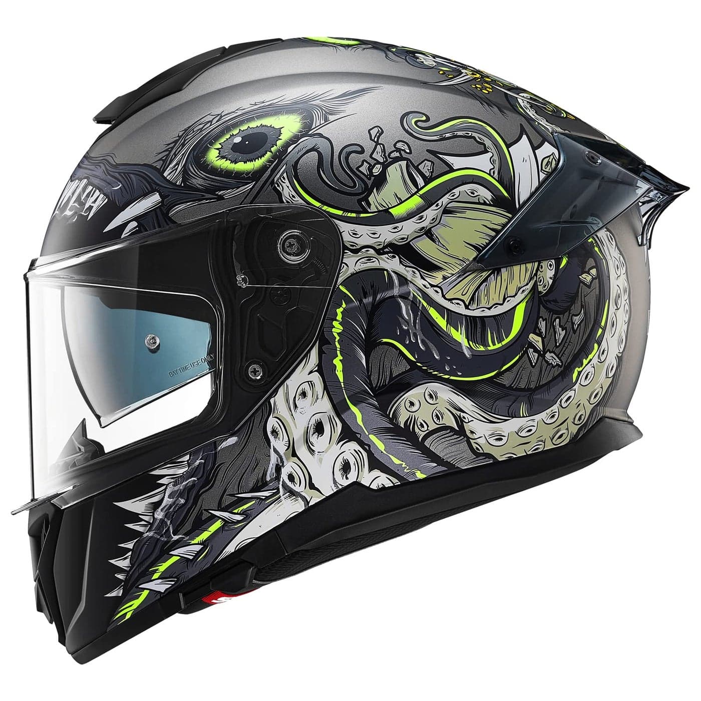 ILM Carbon Fiber Motorcycle Helmets Lightweight Full Face Dual Visor Helmet with Rear Wing Pinlock Compatible Motorbike Street Bike DOT ECE Men Women Model 861C CarbonFiber3K S