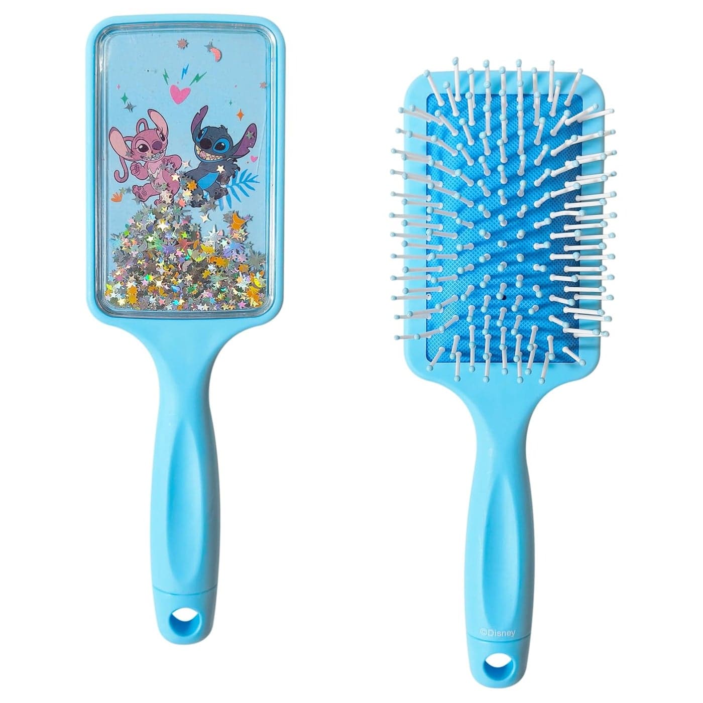 LUV HER Kids Detangling Hair Brush Fun Design with The Stitch Gentle on Wet Dry Hair Ideal for Kids Ages 3 Makes Hair Care Enjoyable and Simple