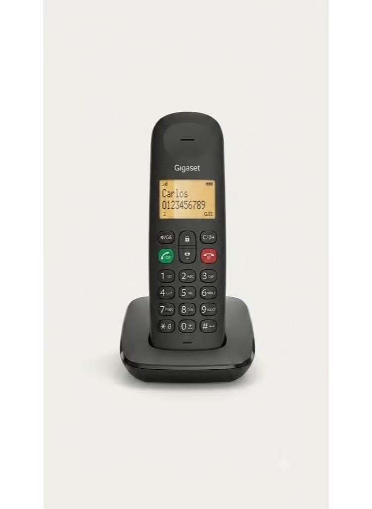 Gigaset AD100 Cordless Landline Phone with Call Block Function - Black