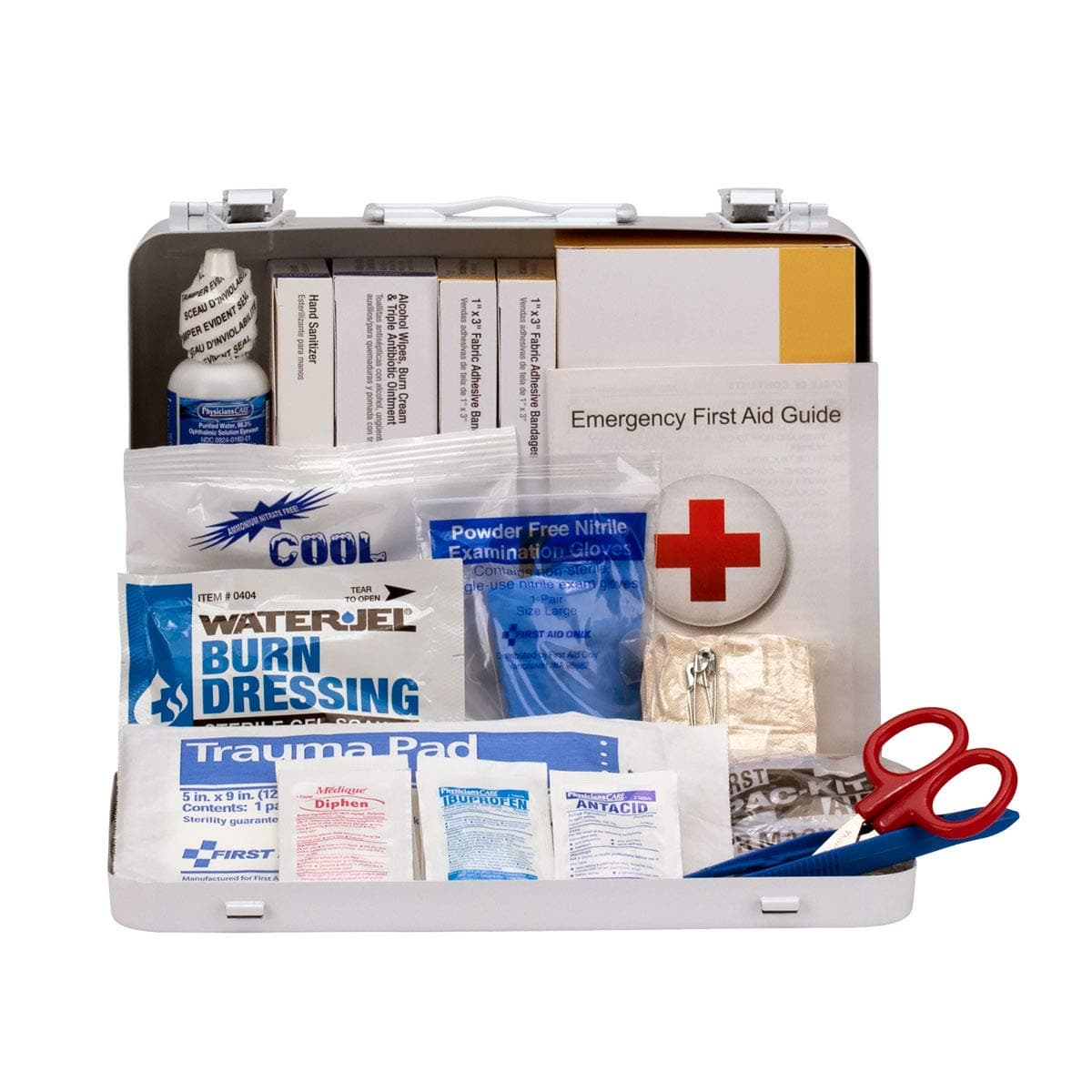 First Aid Only 114 Piece Heavy Duty Vehicle First Aid Kit, ANSI/OSHA Compliant (90672)