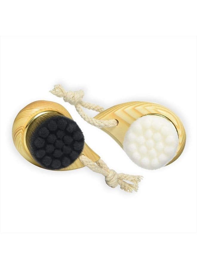 Soft Bristle Face Cleaning Beauty Brush for Deep Pore Cleansing. Massage Your Pores With Our Skin Care Face Wash Brush. Gently Exfoliate Your Skin with our Cleansing Facial Brush (Ivory)