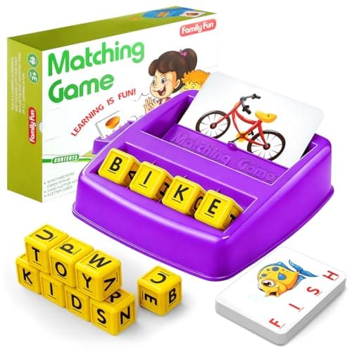 HahaGift Toddler Girl Toys Age 3 4 5 6 7Matching Letter Game Preschool Learning Educational Toys for Kids 38 Year Old Boys Girls Best Christmas Birthday Toy Gift for 3 4 5 Years Old Kindergartener