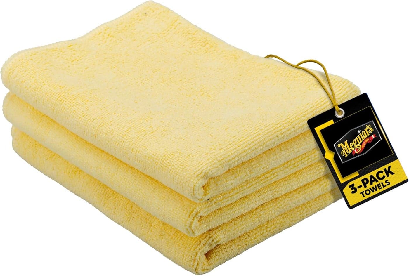 Meguiar's Supreme Shine Microfiber Towel 3 Pack - Yellow