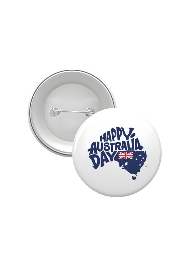 Australia Day Button Badge For Jackets-Bags And Backpacks-Australia Day Pin Badge-Perfect For Parties And Events-Celebrate The Australia Day