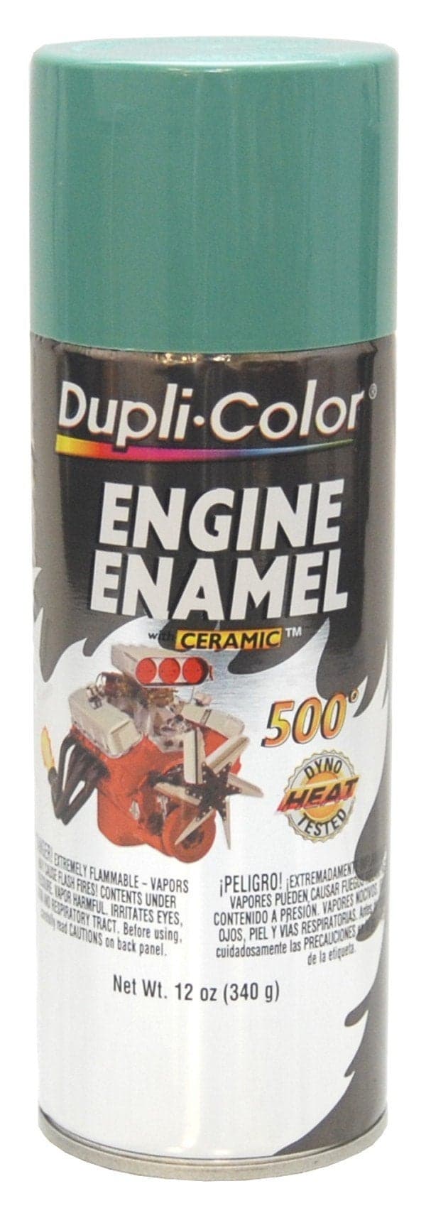Dupli-Color DE1618 Engine Enamel Spray Paint with Ceramic - Detroit Diesel Alpine Green - 12 oz Aerosol Can