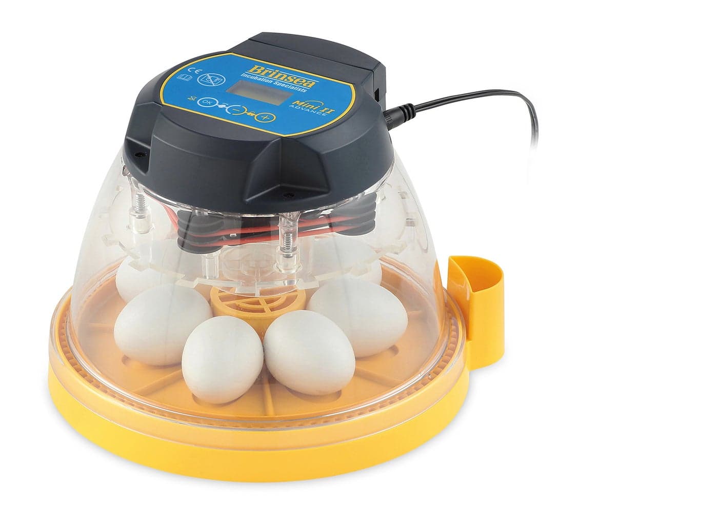Brinsea Mini II Advance Egg Incubator with Automatic Egg Turning and Temperature Control for Hatching 7 Chicken Duck or Other Eggs Ideal Incubator for Hobbyists Teachers and Learners