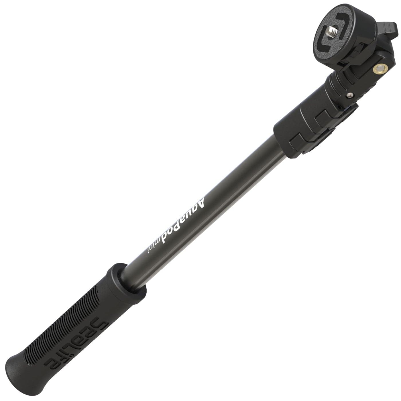 AquaPod Mini Camera Pole with Standard ¼-20 Camera Mount & Action Camera Adapter - Extends 15.5 to 38” - Gets Closer to Subjects - Tilts for Selfies
