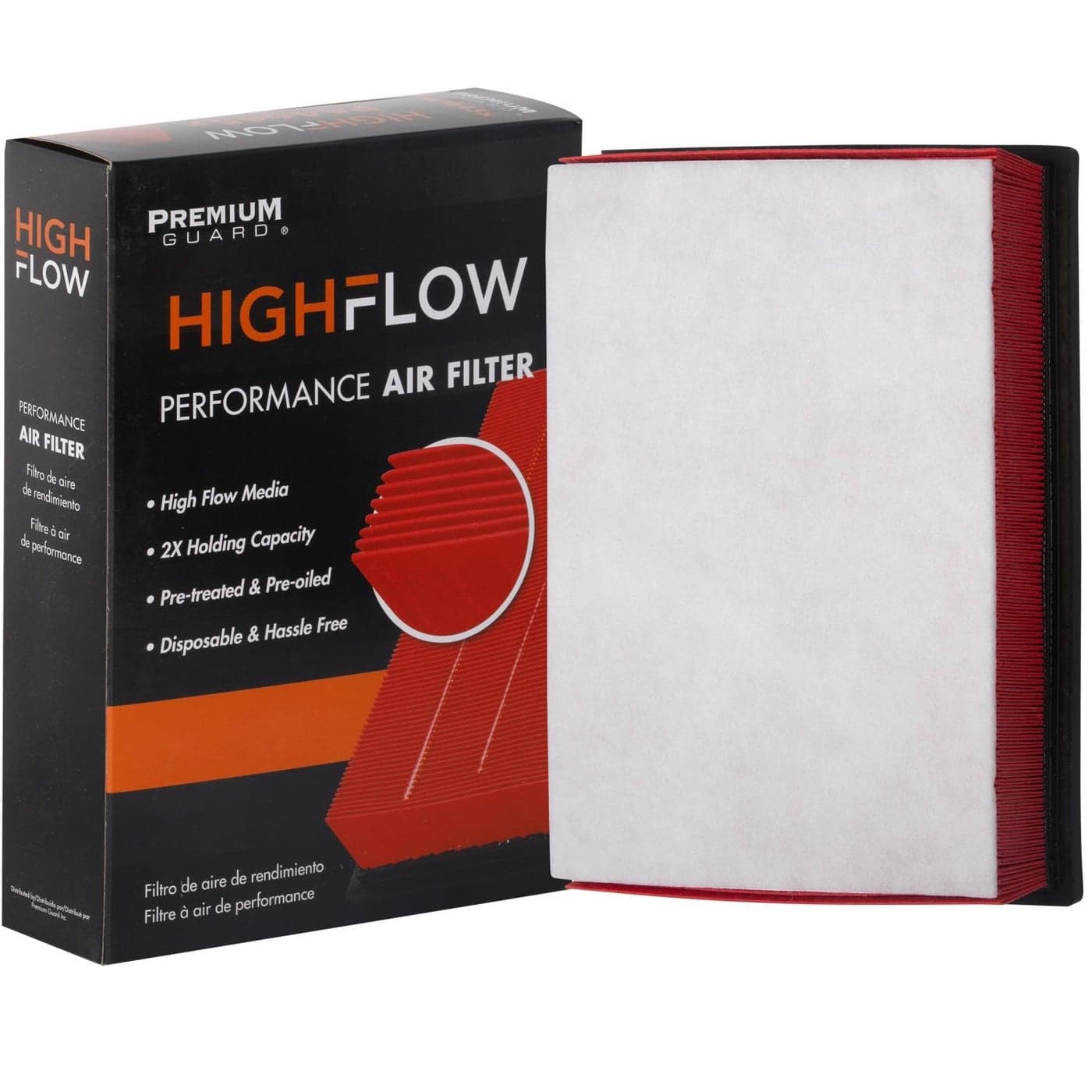 HIGHFLOW High Performance PreOiled Disposable Engine Air Filter PA6122X Fits 20102024 Toyota 4Runner 20102023 Lexus GX460 20102014 Toyota FJ Cruiser