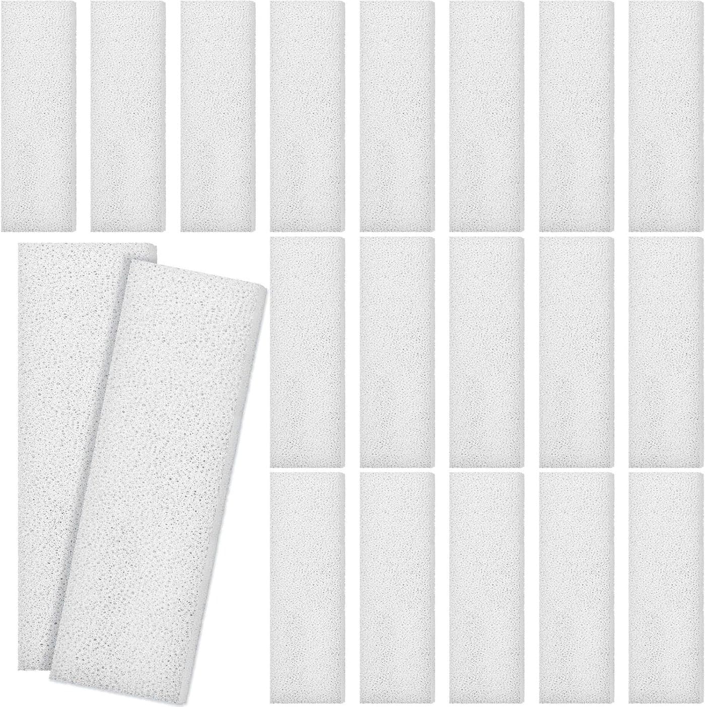 Nosiny 20 Pieces Filter Foam Pad Compatible with Fluval U3 Underwater Sponge Aquarium Underwater Filter Accessories Compatible for Aquarium Fish Tank