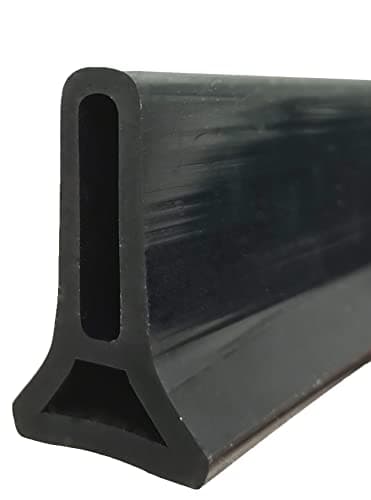 39Inch Collapsible Shower Threshold Water Dam 2" High Shower Barrier Water Stopper 2" Tall Shower Water Guard To Keep Water In Shower Dry And Wet Separation Bathroom Wheelchair Accessible Black