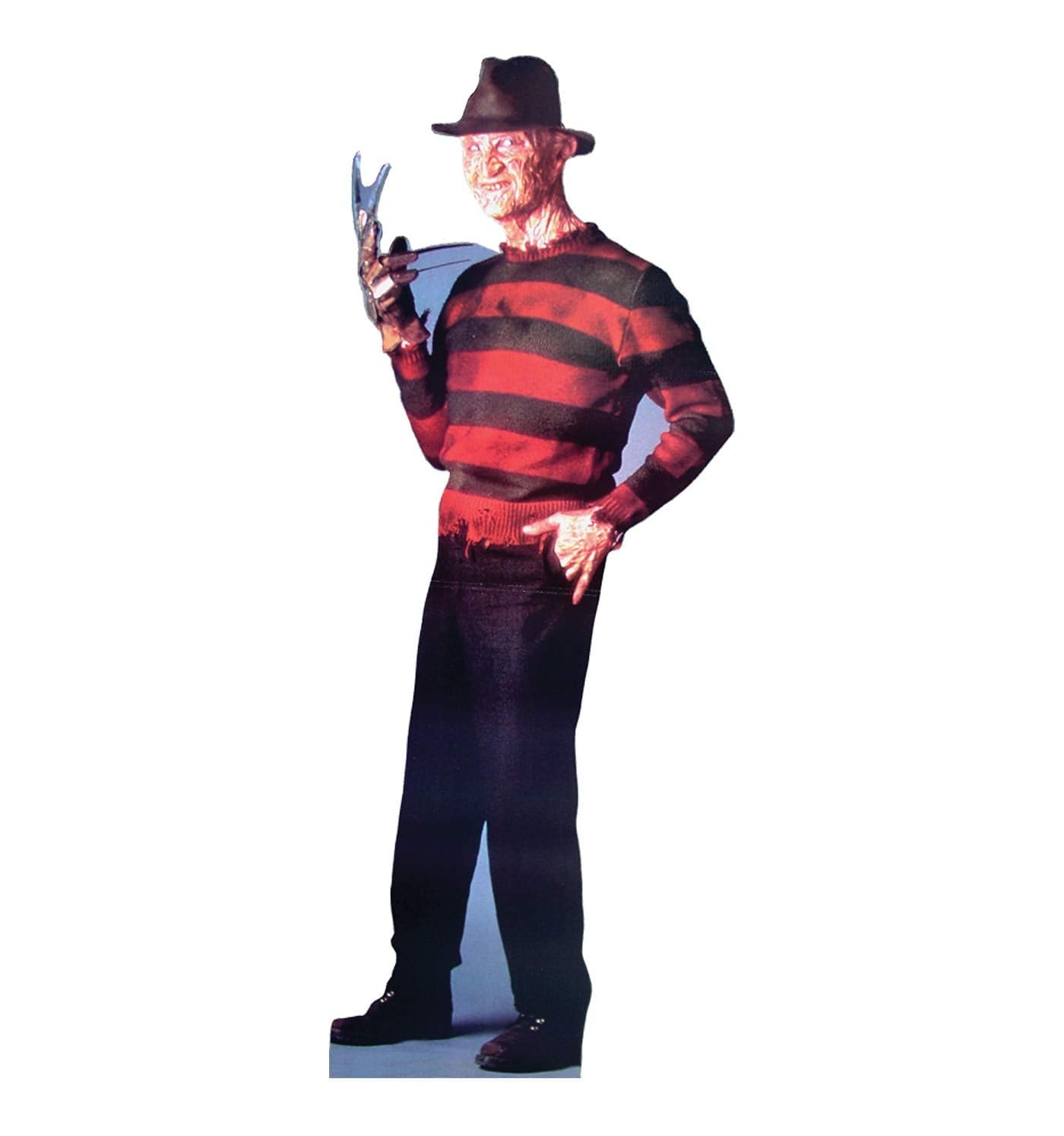 Cardboard People Advanced Graphics Freddy Krueger Life Size Cardboard Cutout Standup A Nightmare on Elm Street