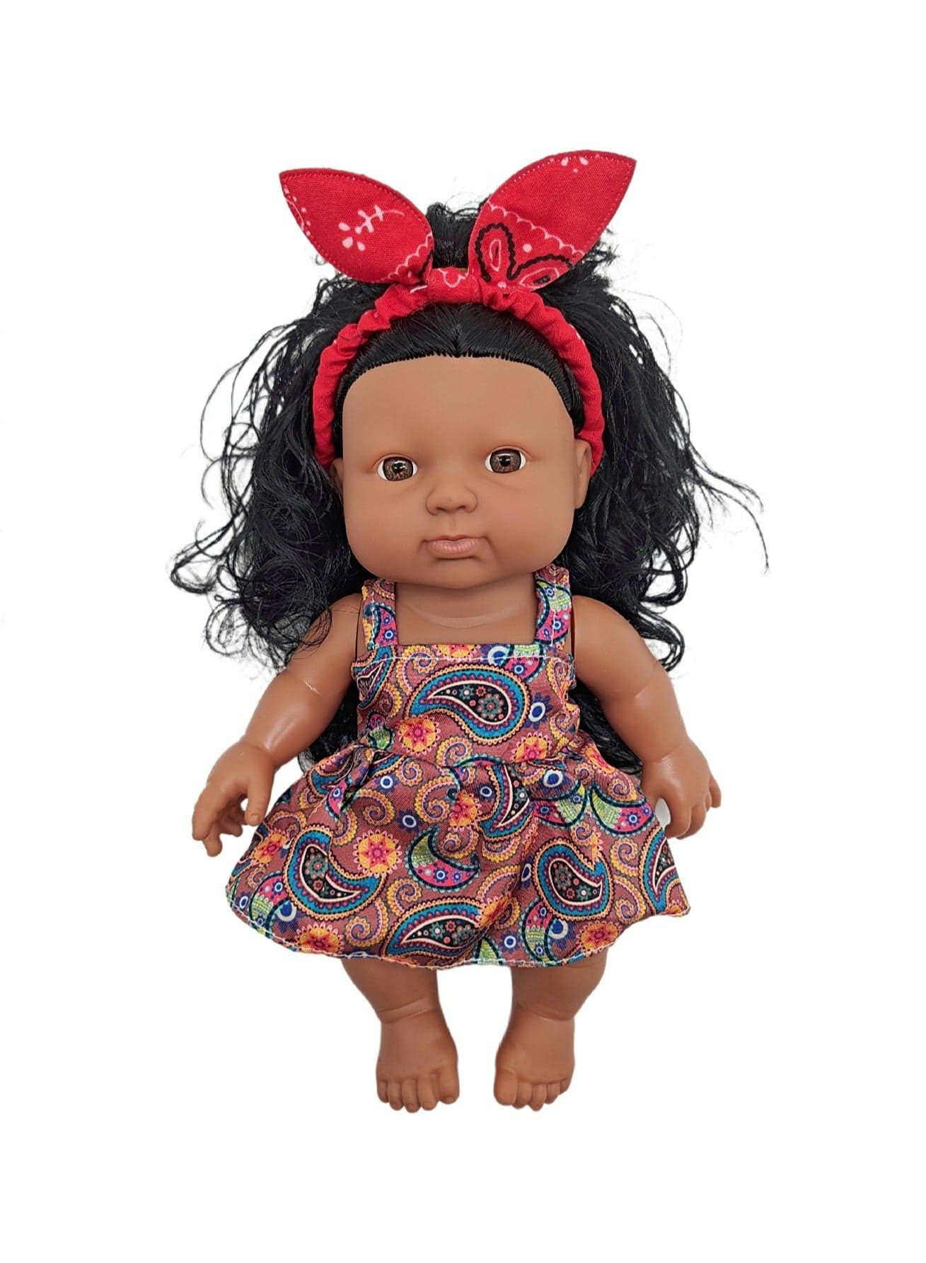 27cm Girl Doll, Simulation Reborn Baby Doll, Realistic Newborn Baby Doll Lifelike Weighted Soft Silicone Doll Girl With Plush Toy Doll Clothes Suitable For 3 Years Old And Above