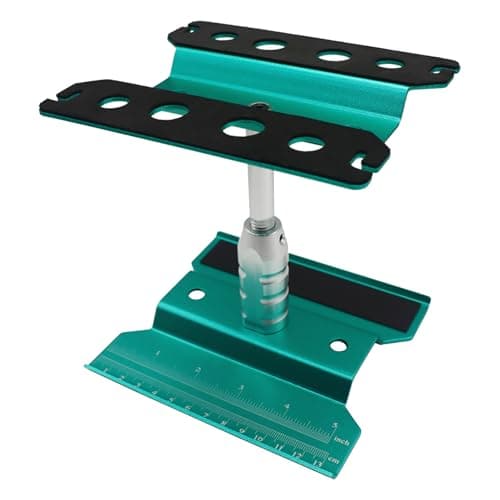 RC Car Stand RC Repair Stand 360 Degree Rotation Lift or Lower for Traxxas Arrma Redcat Axial RC4WD HSP Losi 18 110 112 116 Scale RC Crawler Car Truck Buggies Green