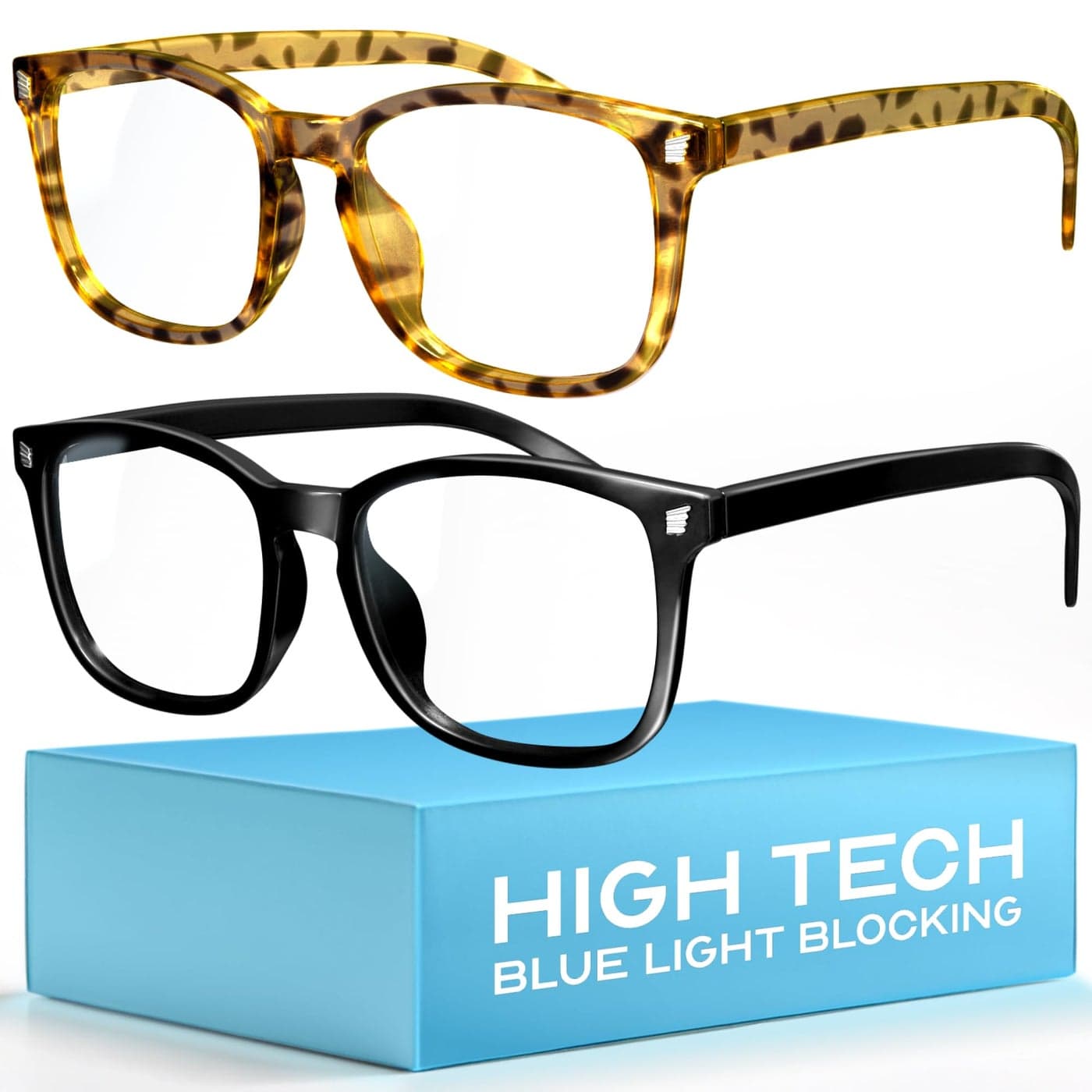 livho High Tech Blue Light Glasses Advanced Blue Light Blocking Computer Glasses Screen Fatigue UV Protection