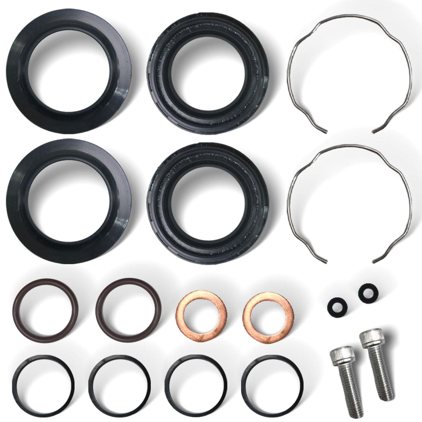 BIGLKNM 39mm Fork Seals Rebuild Kit Compatible for Harley Fork Seals Sportsters 19882015 Dyna FXD 19912005 with 39mm Forks OEM495607