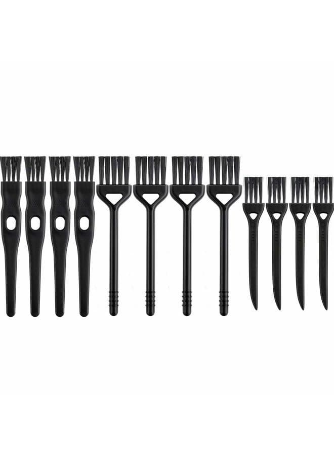 12 Pieces Electric Razor Brush Shaver Cleaning Brush Shaver Small Electric Razor Cleaner for Clipper Trimmer Nylon Bristles Duster, 3 Sizes