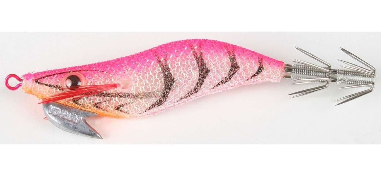 Yo-Zuri Squid Jigs Series Egi Auri-Q, Sinking, 2-1/4 Inch, 54mm, Luminous Pink